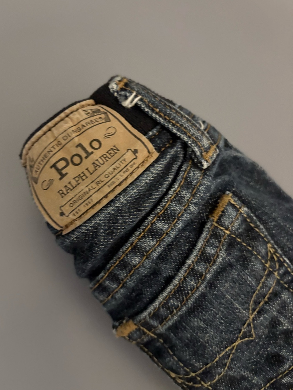 9M Polo Ralph Lauren Dark Blue Denim Jeans